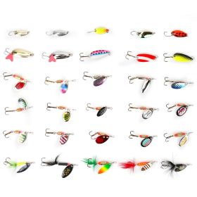 30 Pcs Fishing Lures Kit   Free Tackle Box