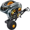 Fishing Reel, 38Lbs Max Drag Aluminum Alloy Frame, Available in 6.6:1/8.1:1 Gear Ratio, Low Profile Casting Reel