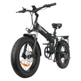 Ridstar Folding Fat Tire E-bike Mountain Bike