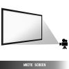 VEVOR Projector Screen Fixed Frame 110inch Diagonal 16:9 4K HD Movie Projector Screen with Aluminum Frame Projector Screen Wall Mounted for Home Theat