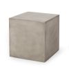 Outdoor MGO Side Table ,Light Grey