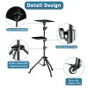 SH 145cm Projector Tripod Stand Laptop Tripod Adjustable Height 23 to 63" Standing Desk Outdoor Computer Desk Stand for Studio