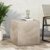 Outdoor MGO Side Table ,Light Grey