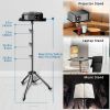 SH Projector Tripod Stand-Laptop Tripod Adjustable Height DJ Mixer Standing Table Outdoor Computer Desk Stand for Stage orStudio