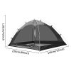 Folding Camping Pop Up Mesh Tent Mosquito Net Tent Portable 2 Person Anti-mosquito Canopy Pergola For Beach Camping Accessories