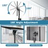 SH 145cm Projector Tripod Stand Laptop Tripod Adjustable Height 23 to 63" Standing Desk Outdoor Computer Desk Stand for Studio