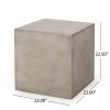 Outdoor MGO Side Table ,Light Grey