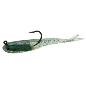 10pcs Small Gray Fish Lure Soft Bait (Capacity: 10pcs, Color: With Hook(green))