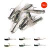 10pcs Small Gray Fish Lure Soft Bait