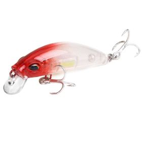 1Pcs Lifelike Luminous Minnow Winter Fishing Lures 70mm/11g Hard Artificial Bait Fish Tackle Crankbaits Fishing Accessories (Color: 1)