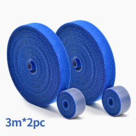 Velcro Fishing Rod Nylon Self-adhesive Tape (Color: Thebluecoloris3mx2)