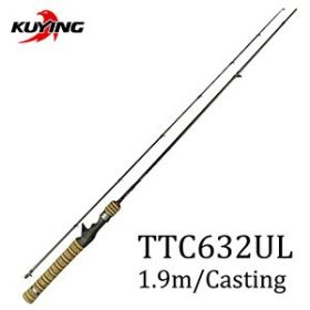 KUYING TETON   Super Ultra Soft Light Baitcasting Casting Spinning Lure Fishing Rod (Color: TTC632UL)