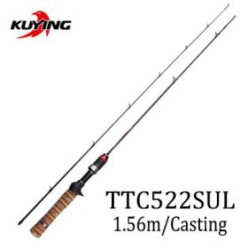 KUYING TETON   Super Ultra Soft Light Baitcasting Casting Spinning Lure Fishing Rod (Color: TTC522SUL)