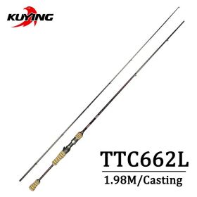 KUYING TETON   Super Ultra Soft Light Baitcasting Casting Spinning Lure Fishing Rod (Color: TTC662L)