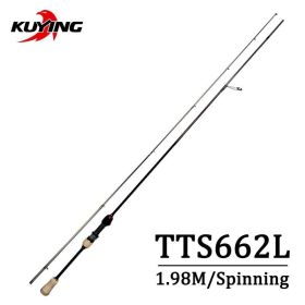 KUYING TETON   Super Ultra Soft Light Baitcasting Casting Spinning Lure Fishing Rod (Color: TTS662L)