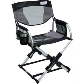 Pico Arm Chair, Folding Director's Chair (Color: Mercury Grey)