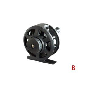 Fish Cast Drum Wheel For Freshwater Saltwater Spring Winter Fishing Reel Winter Inline Right Left Handed Bait Casting New (Color: B)