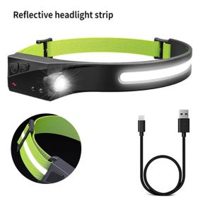 Mini Headlamp LED Forehead Flashlight (Emitting Color: C, Plug Type: AU)