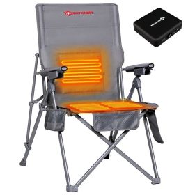 ANTARCTICA GEAR Heated Chair (Color: Grey)