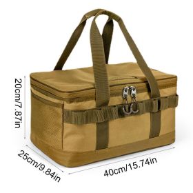 Outdoor Camping Storage Bag (Color: Khaki)