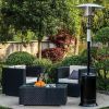 Delta X3 Outdoor Heater, Propane Heater, Outdoor Propane Patio Heater with Wheels, 47,000 BTU Outdoor Patio Heater for Home and Commercial