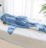 Shark Blanket Hoodie Onesie for Adults and Kids, Cozy Flannel Shark Costume Shark Sleeping Bag