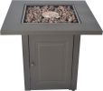 Propane Fire Pit Table, 50,000 BTU Square Fire Table, Fire Pit Propane for Outside Patio