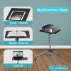 Projector Tripod Stand Laptop Tripod Adjustable Height 23 to 63&quot Standing Desk Outdoor Computer Desk Stand for Studio