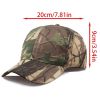 Men's Adjustable Camo Baseball Fitted Cap