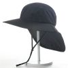 Wide Brim Sun Screen Hat With Neck Flap