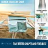 Ostrich Deluxe 3 in 1 Beach Chair with Face Opening