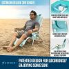 Ostrich Deluxe 3 in 1 Beach Chair with Face Opening